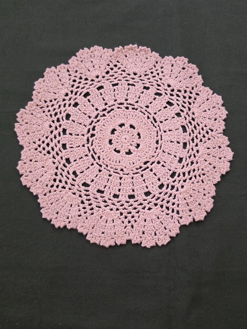 Handmade Round Hand Made Crocheted Doily